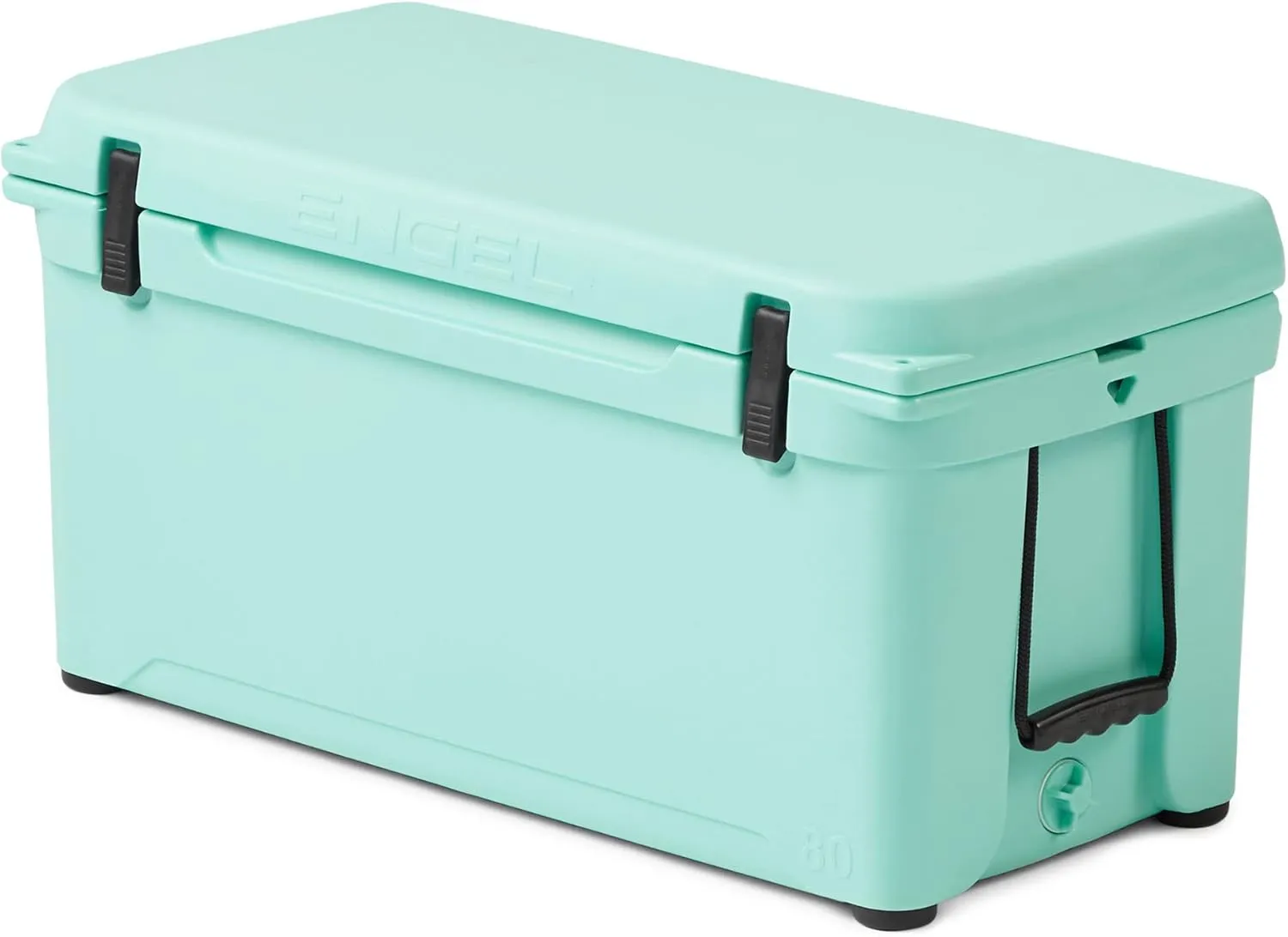 Engel Coolers ENG80 Cooler | 75 Can High Performance Durable Seamless Rotationally Molded Ice Box for Camping, Hunting, and Fishing - Seafoam