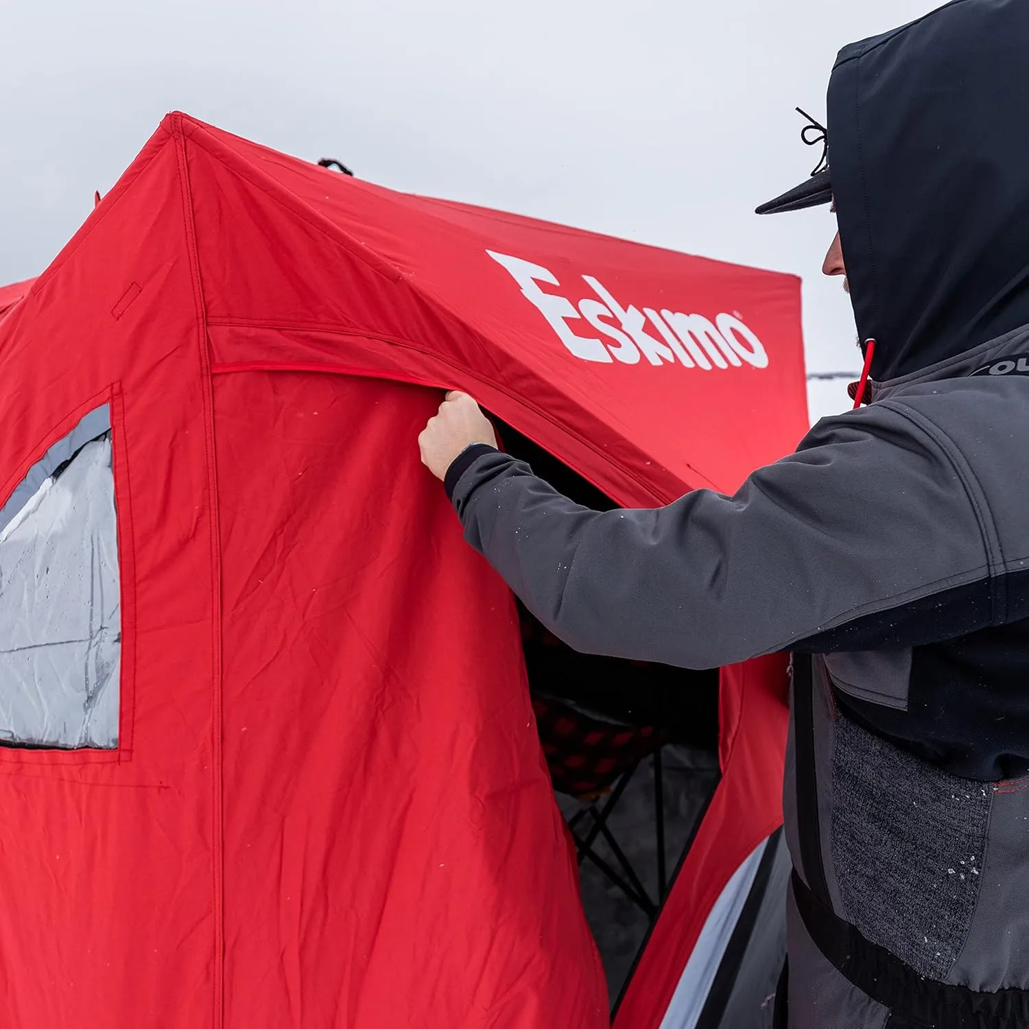 Eskimo FatFish Series Pop-Up Portable Ice Fishing Shelter