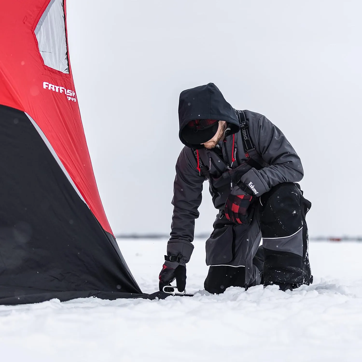Eskimo FatFish Series Pop-Up Portable Ice Fishing Shelter