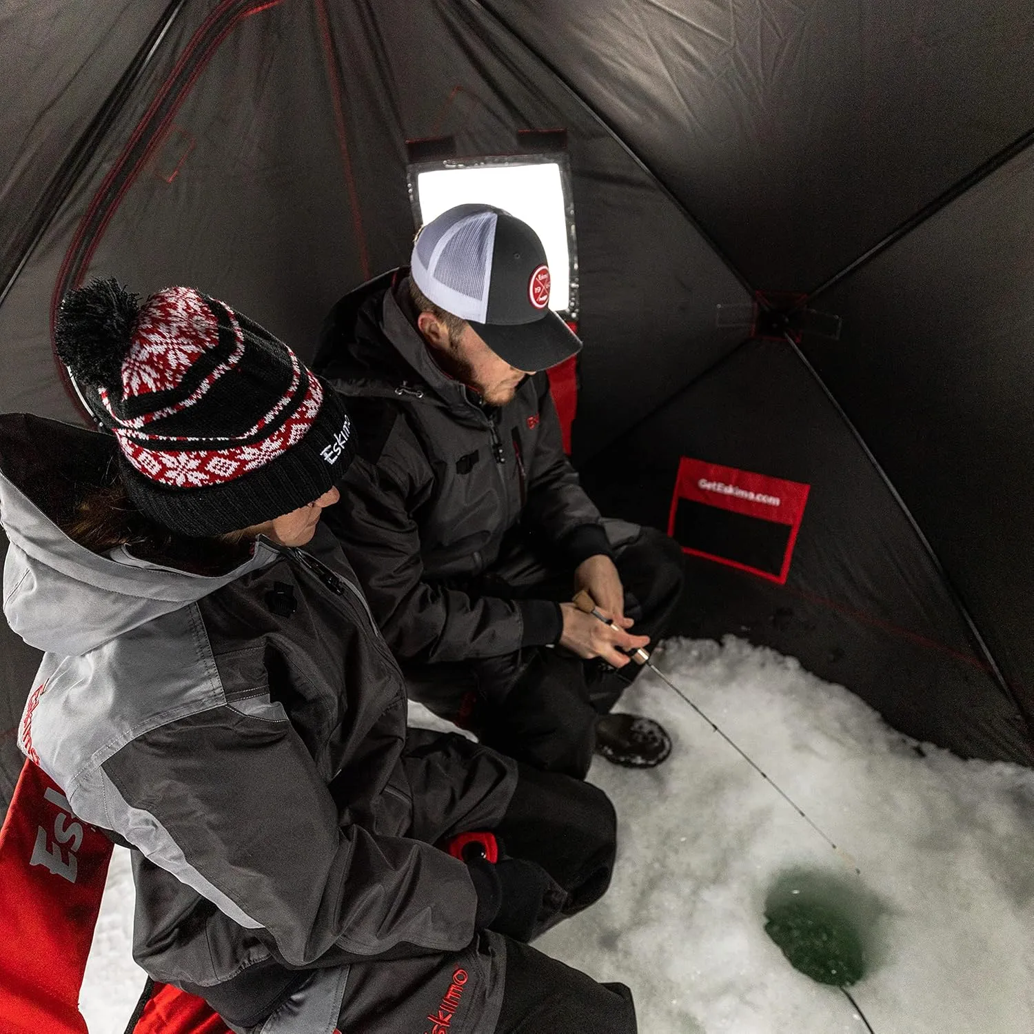 Eskimo FatFish Series Pop-Up Portable Ice Fishing Shelter