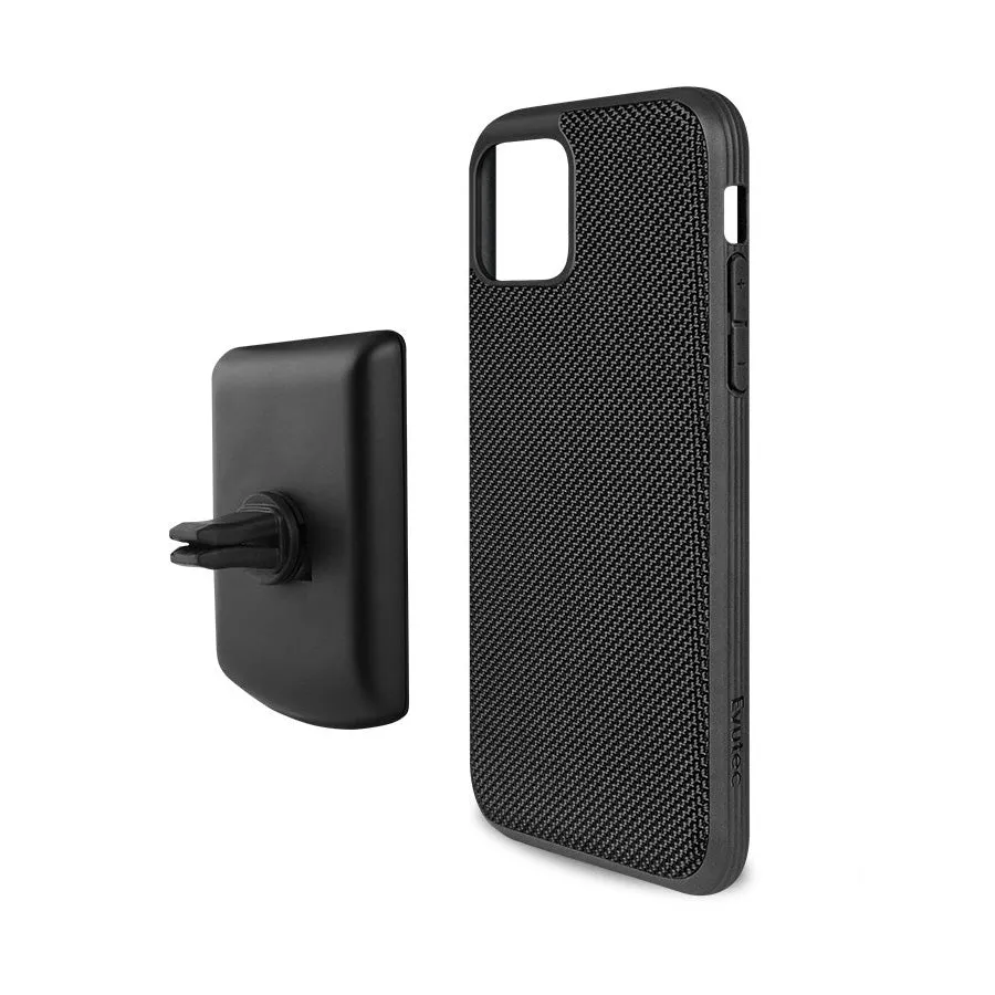 Evutec Ballistic Nylon Slim Rugged Case w/ AFIX  Vent Mount For iPhone 11 Pro