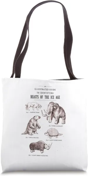 Extinct: Beasts Of The Ice Age - Official DinoMike Design Tote Bag