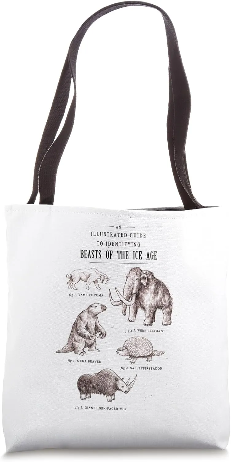 Extinct: Beasts Of The Ice Age - Official DinoMike Design Tote Bag