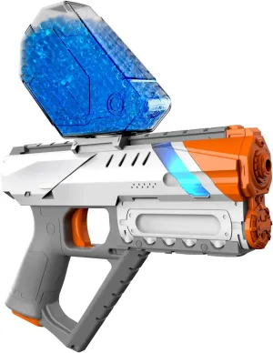 Faction SPECTRE Gel Blaster (Cloud Enabled App, Multiplayer Game Play via Bluetooth) with Night Tracer Technology, 500 Glow Rounds, Target Practice Smart Beacon, 10,000 Blue Rounds, Protective Eyewear