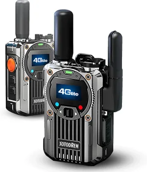 Fast Unlimited Range Radios Long Range walkie talkies 1000miles Handheld radios Two Way radios Portable radios Portable am fm Long Distance walkie talkies 5000 Miles（4pcs with SIM Card）