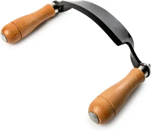 Felled Draw Shave Knife – 8in Curved Draw Knife Curved Draw Shave Tool Woodworking Debarking Hand Tool