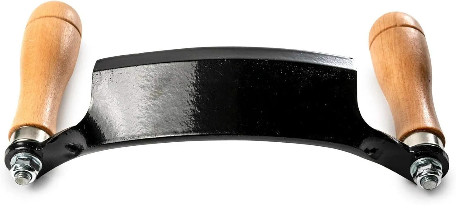 Felled Draw Shave Knife – 8in Curved Draw Knife Curved Draw Shave Tool Woodworking Debarking Hand Tool