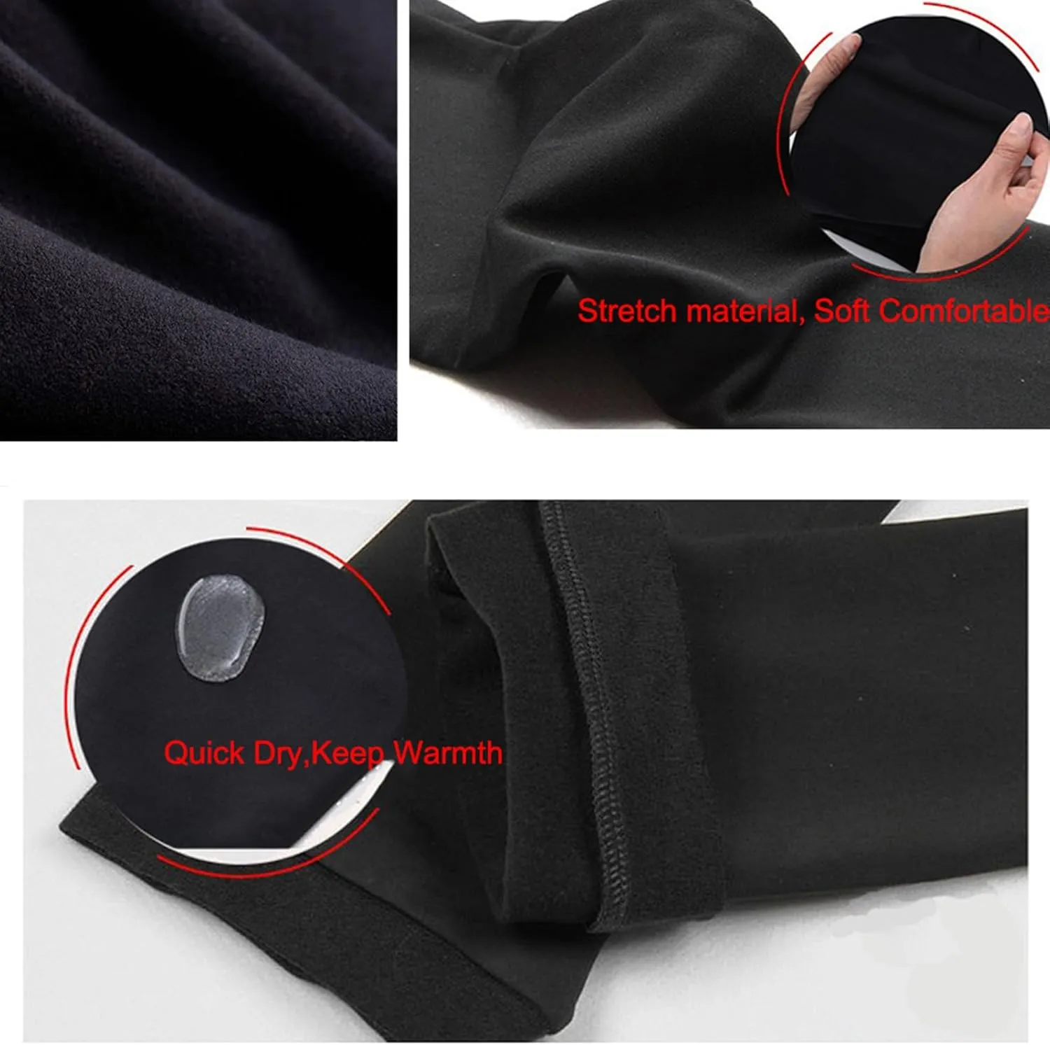 Figure Skating Pants for Girls, Black Training Clothes for Children to Wear While Skating