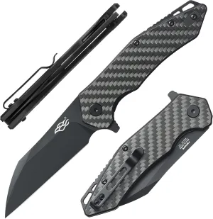 Firebird GANZO FH31 Folding Pocket Knife D2 Steel Wharncliffe Blade Ergonomic G10 Handle with Clip Hunting Fishing Flipper Camping Outdoor EDC Knife