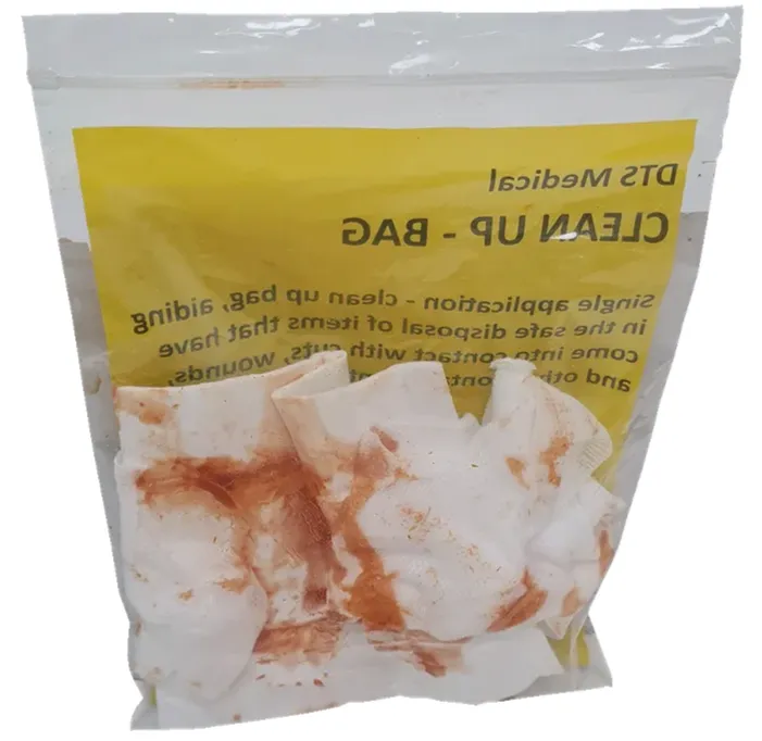 First Aid Clean up Quick Resealable Bag -Single