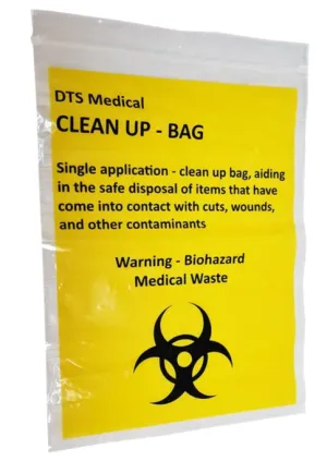 First Aid Clean up Quick Resealable Bag -Single