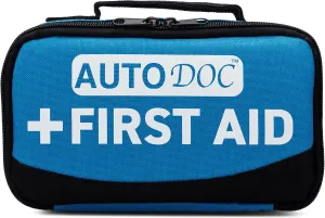 First Aid Kit for Car, Truck, or Fleet Vehicles – 100 Piece Auto Emergency Kit with Water Resistant Case, OSHA Compliant for Roadside Emergency, Compact Roadside Emergency Kit
