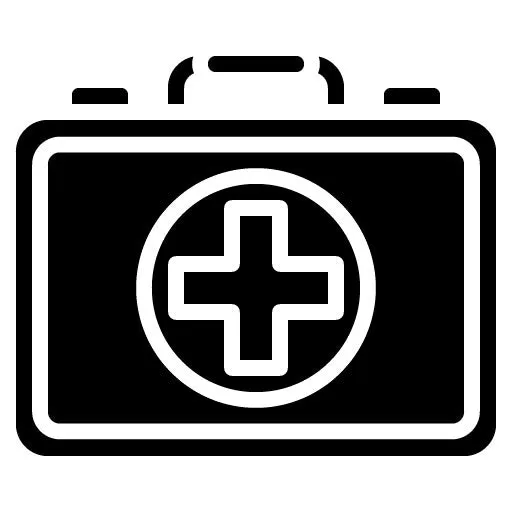 First Aid Kit Glyph Icon