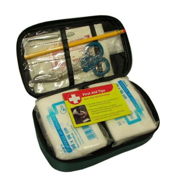 First Aid Kit, Soft Bag, 2 Person, Compact, Comprehensive