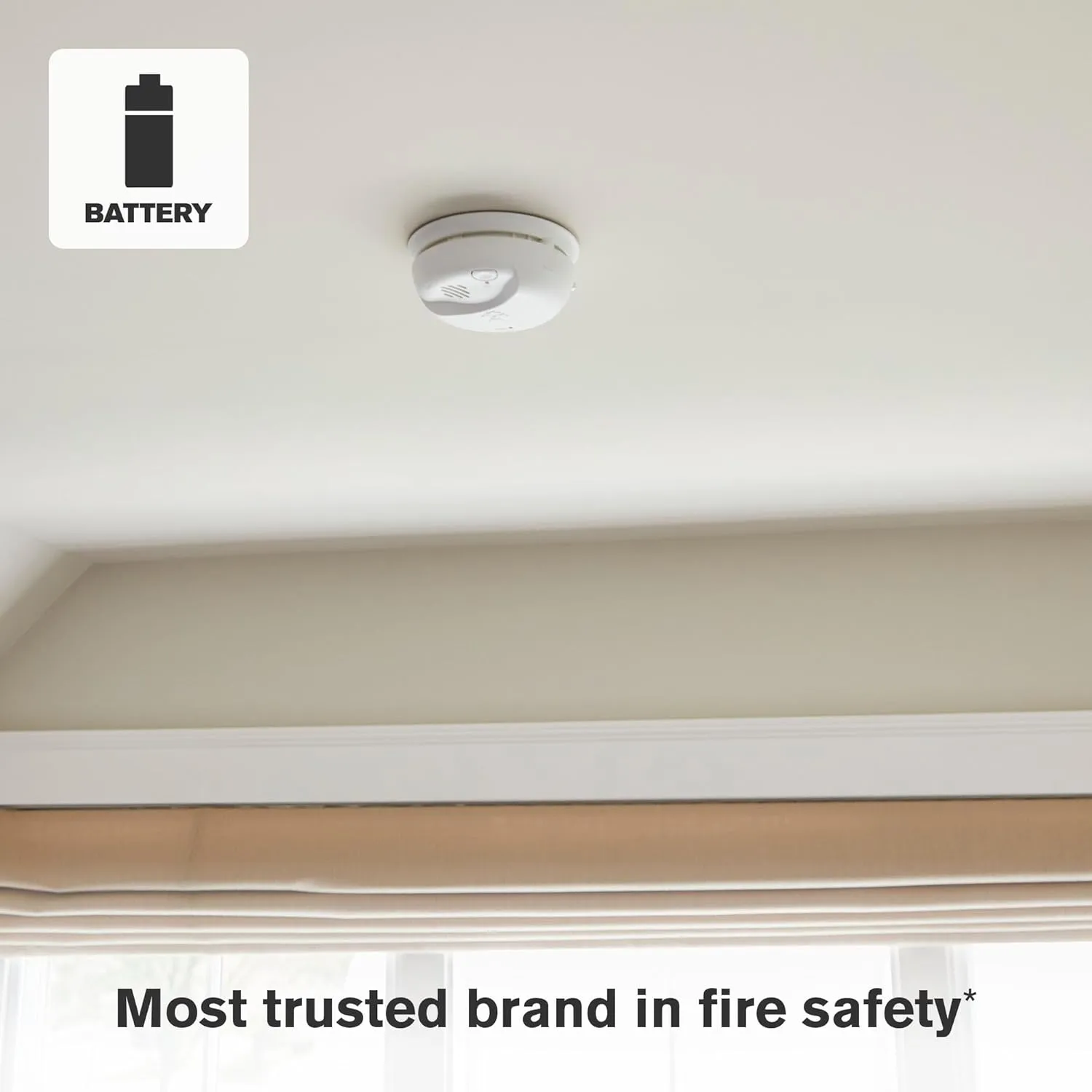 First Alert Combination Smoke & Carbon Monoxide Alarm, Battery Operated Detector with Test & Silence Button, SMICO100, 3-Pack