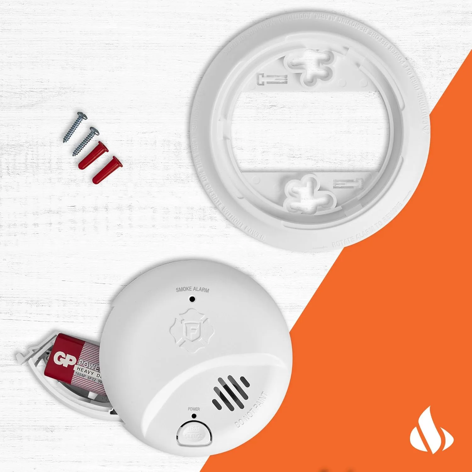 First Alert SMI100, Battery-Operated Smoke Alarm, 1-Pack