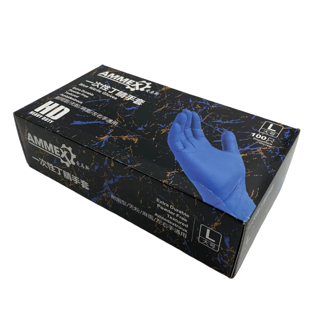 Firstahl Nitrile Exam Gloves, Non Sterile, 100/box (Large)