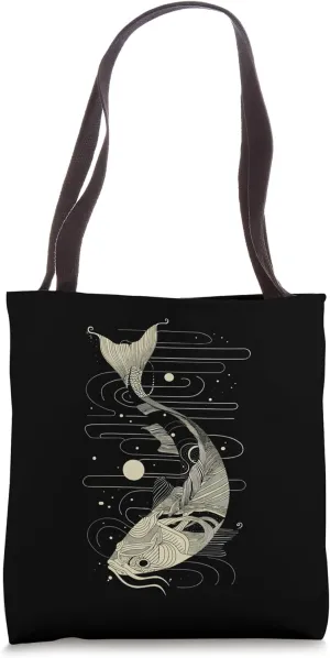 Fish Graphic Fishery Fishing Holidays Tote Bag