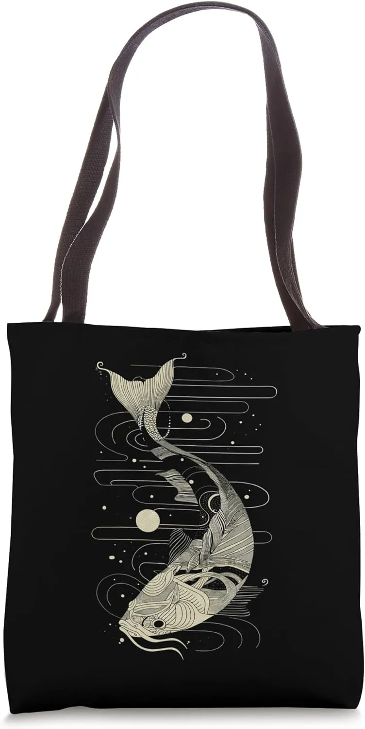 Fish Graphic Fishery Fishing Holidays Tote Bag