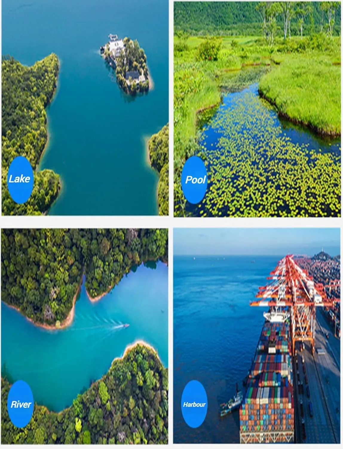Floating Oil Boom, PVC Oil Boom with Customizable Sizes Heavy-Duty Reusable Oil Spill Barrie, DIY Containment for Rivers, Lakes & Emergency Response(1000x45cm/32.8ftx17.7in)