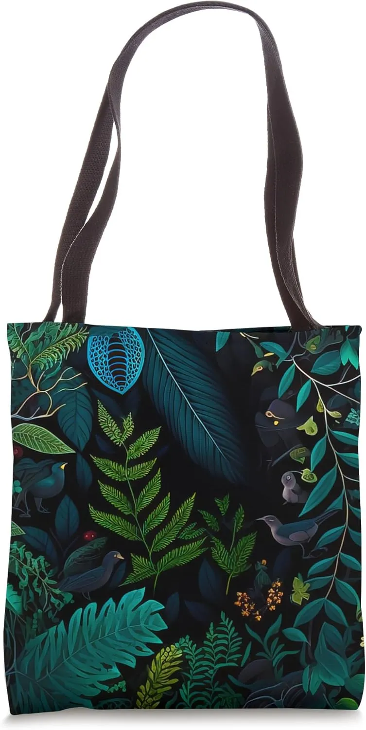 Floral Boho Foliage Flower Plant Nature Vegetation Flowery Tote Bag