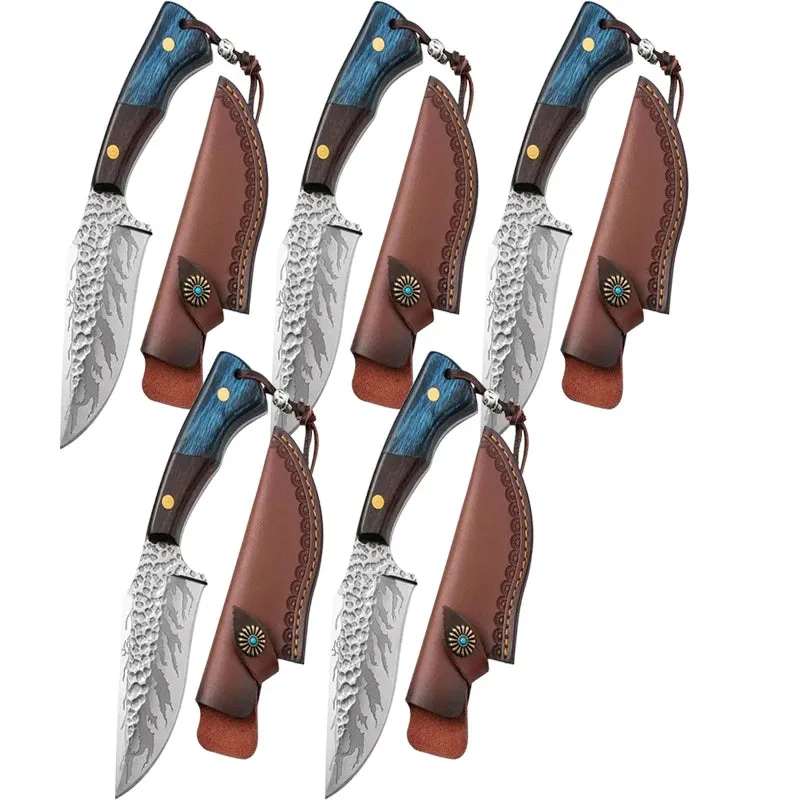 Forged Kitchen Boning Knife Stainless Steel Multi-purpose Knife Kitchen chef Knife Carving Knife Cutting Meat BBQ Kitchen Knife