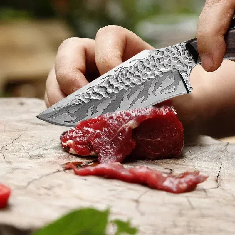 Forged Kitchen Boning Knife Stainless Steel Multi-purpose Knife Kitchen chef Knife Carving Knife Cutting Meat BBQ Kitchen Knife