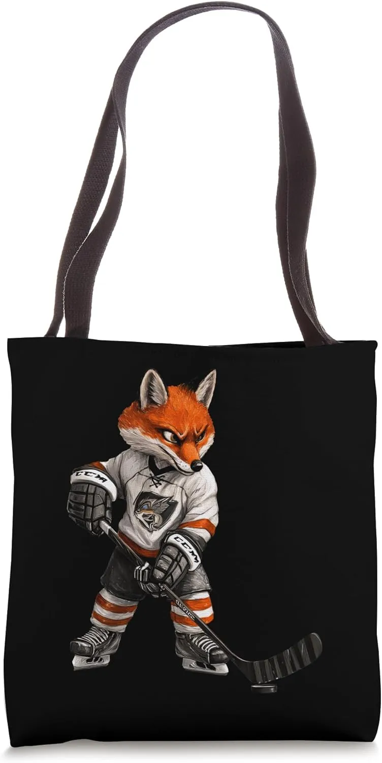Foxes Ice Hockey Tote Bag