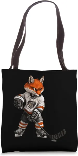 Foxes Ice Hockey Tote Bag