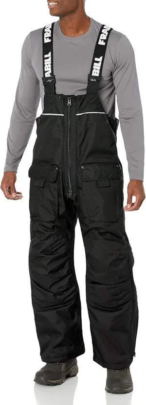 FRABILL mens Ice Hunter Bib | Heavy Duty Insulated Ice Fishing Bibs