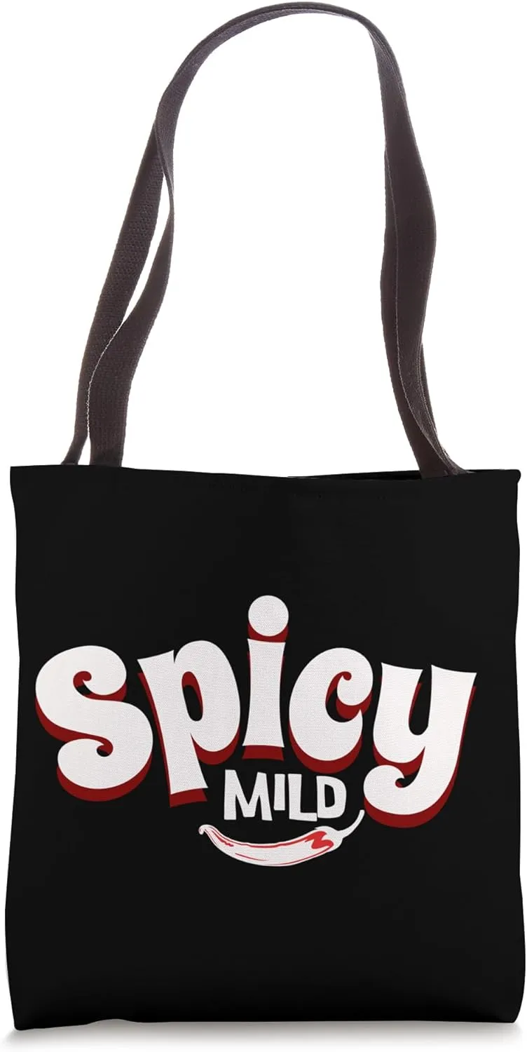Funny food contradiction Spicy and mild Tote Bag