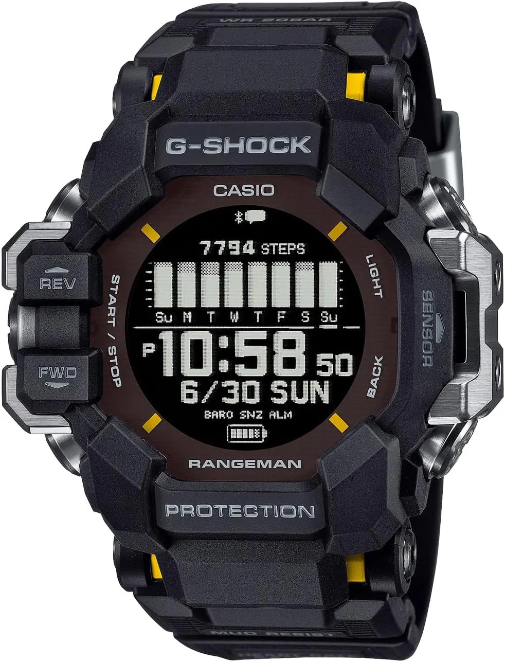 G-Shock CASIO Master of G - Land Rangman GPR-H1000-1JR Black Mens Watch (Japan Domestic Genuine Product)