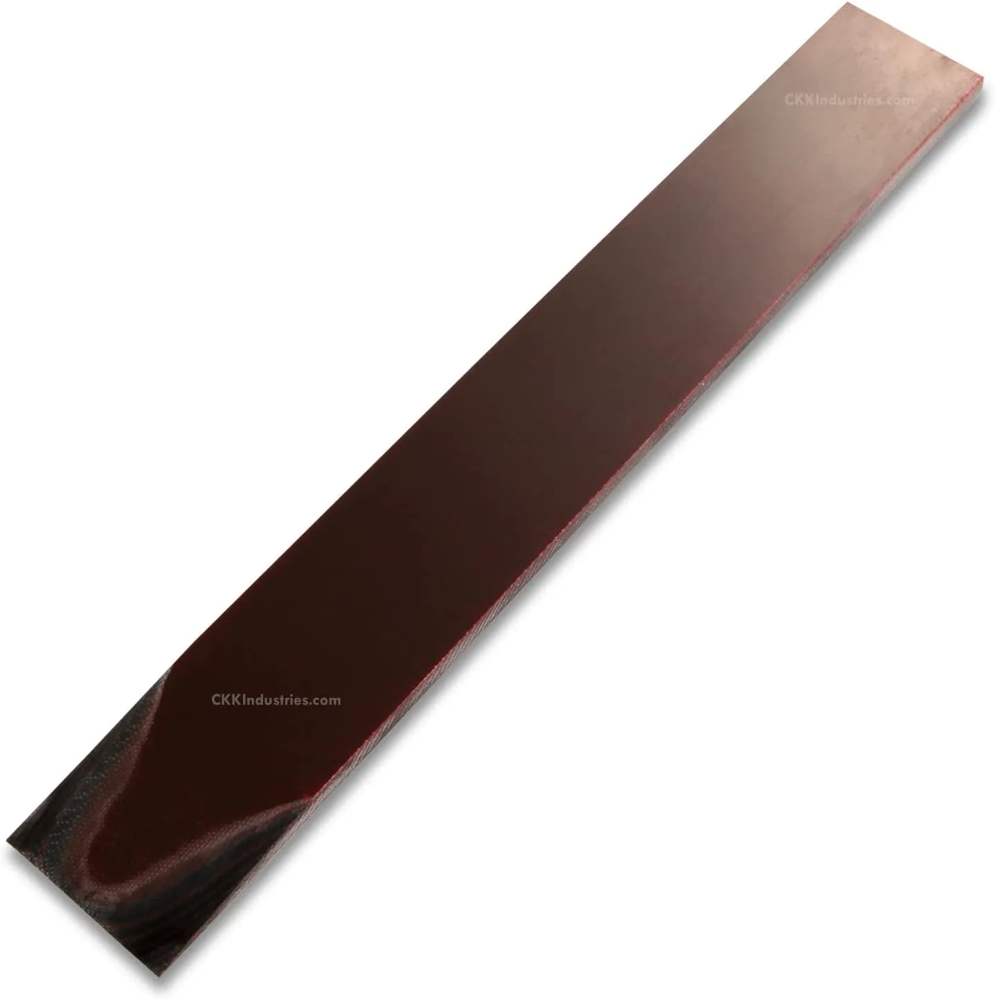 G10 Handle Making Sheet - (Brick/Black) - (3 x 12 x .187 Inches) - (USA Made) - for Knife & Tool Handles, Gun Grips, Inlays, Art Projects