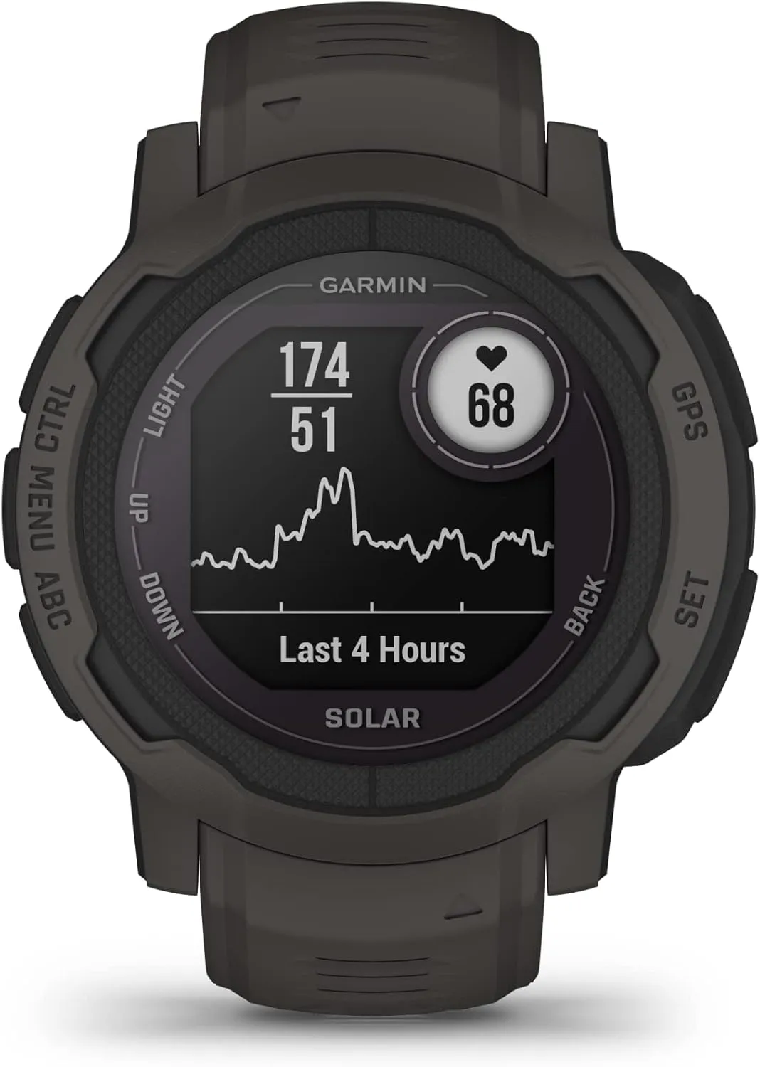 Garmin 010-02626-10 Instinct 2, Rugged Outdoor Watch with GPS, Built for All Elements, Multi-GNSS Support, Tracback Routing and More, graphite (Renewed)