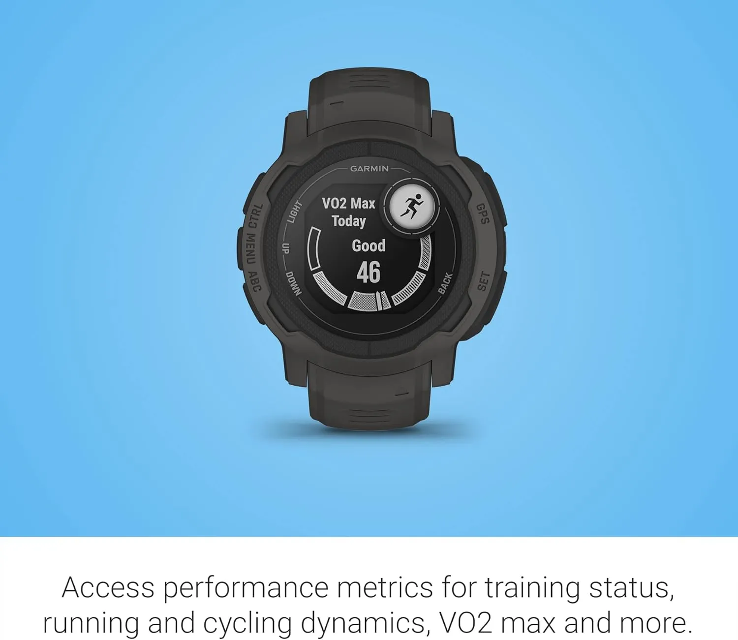 Garmin 010-02626-10 Instinct 2, Rugged Outdoor Watch with GPS, Built for All Elements, Multi-GNSS Support, Tracback Routing and More, graphite (Renewed)