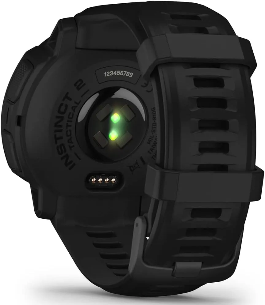 Garmin 010-02627-13 Instinct 2 Solar Smartwatch Tactical Edition Black Bundle with Premium 2YR CPS Enhanced Protection Pack