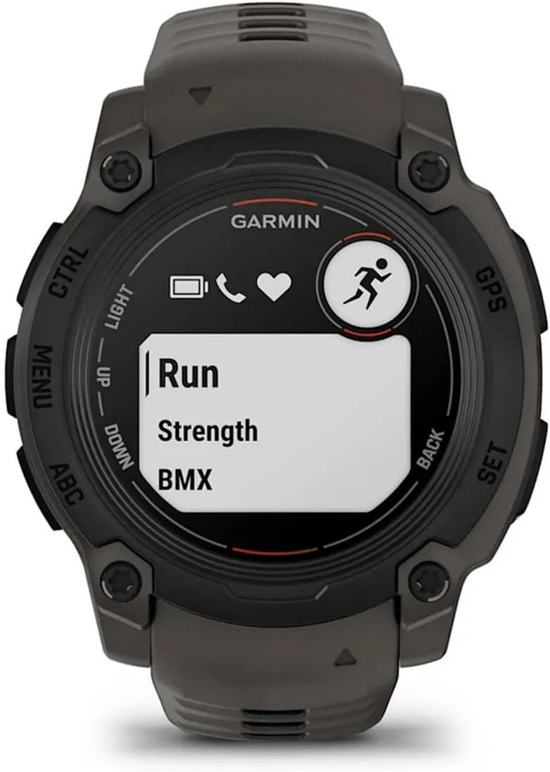 Garmin 010-02932-00 Instinct E 40mm Rugged Outdoor GPS Smartwatch 24/7 Health Monitor (Charcoal) Bundle with 2-Year CPS Protection Pack  Deco Essentials Converter Adapter Type C Adapter, Type-C USB C