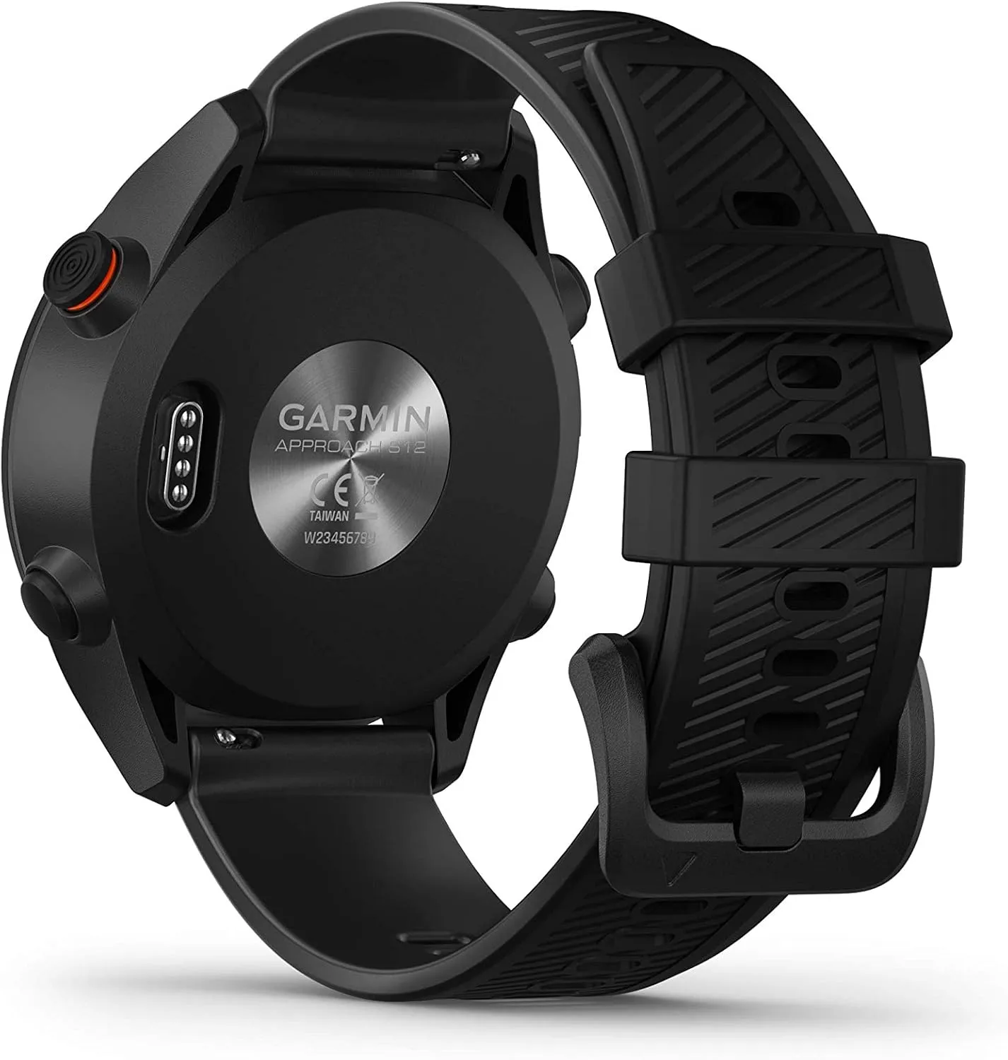 Garmin Approach S12 Golf Watch | Preloaded with 42k CourseView Maps | Scorekeeping Functionality | Uploads Scores to Garmin Golf App | Sunlight Readable Display with Signature Stand Power Bundle
