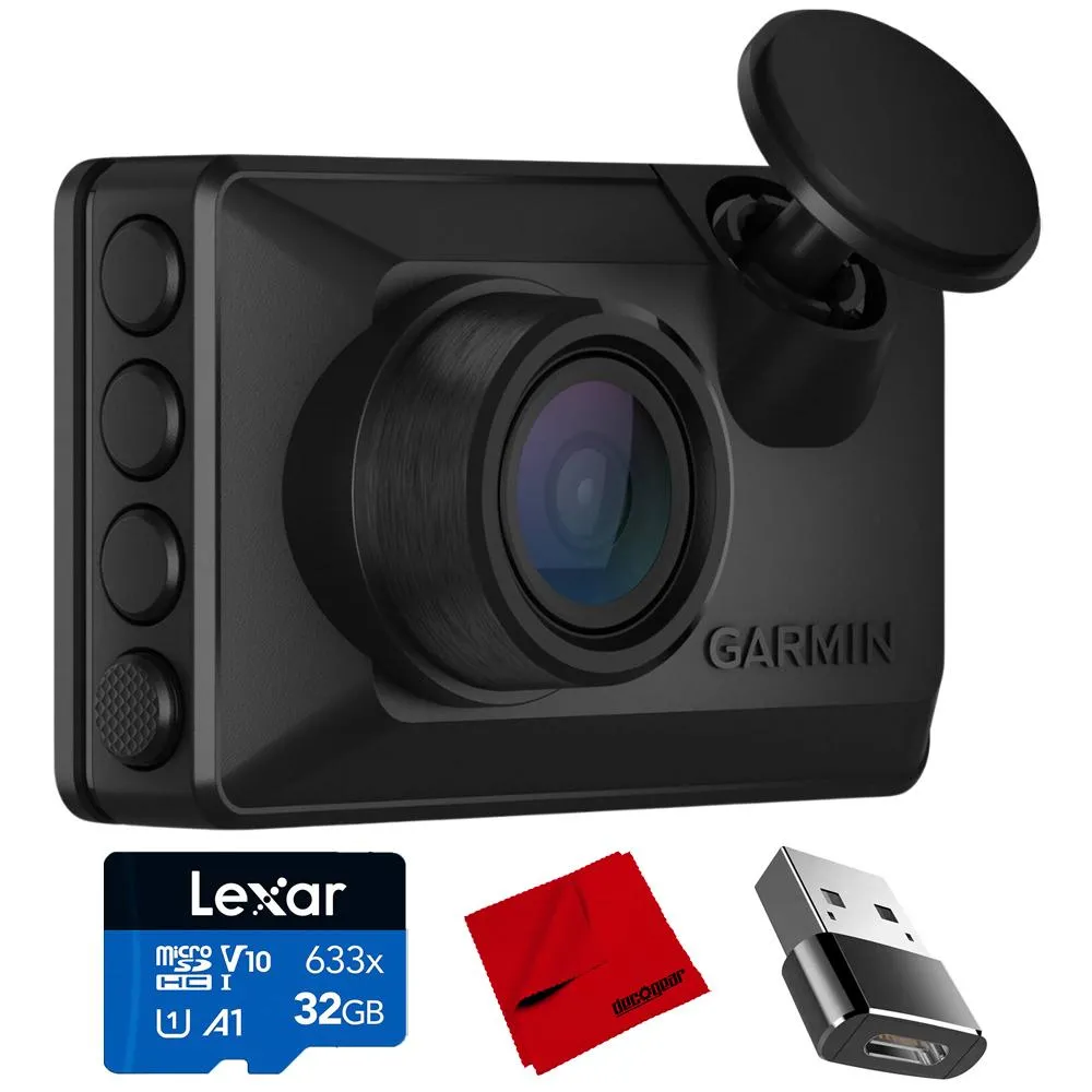 Garmin Dash Cam X110 Compact 1080p HD w/ 140-degree Field of View   Accessories Bundle