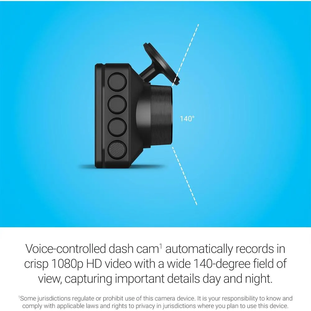 Garmin Dash Cam X110 Compact 1080p HD w/ 140-degree Field of View   Accessories Bundle