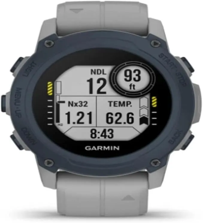 Garmin Descent™ G1, Rugged Dive Computer, Multiple Dive Modes, Activity Tracking, Powder Gray (Renewed)