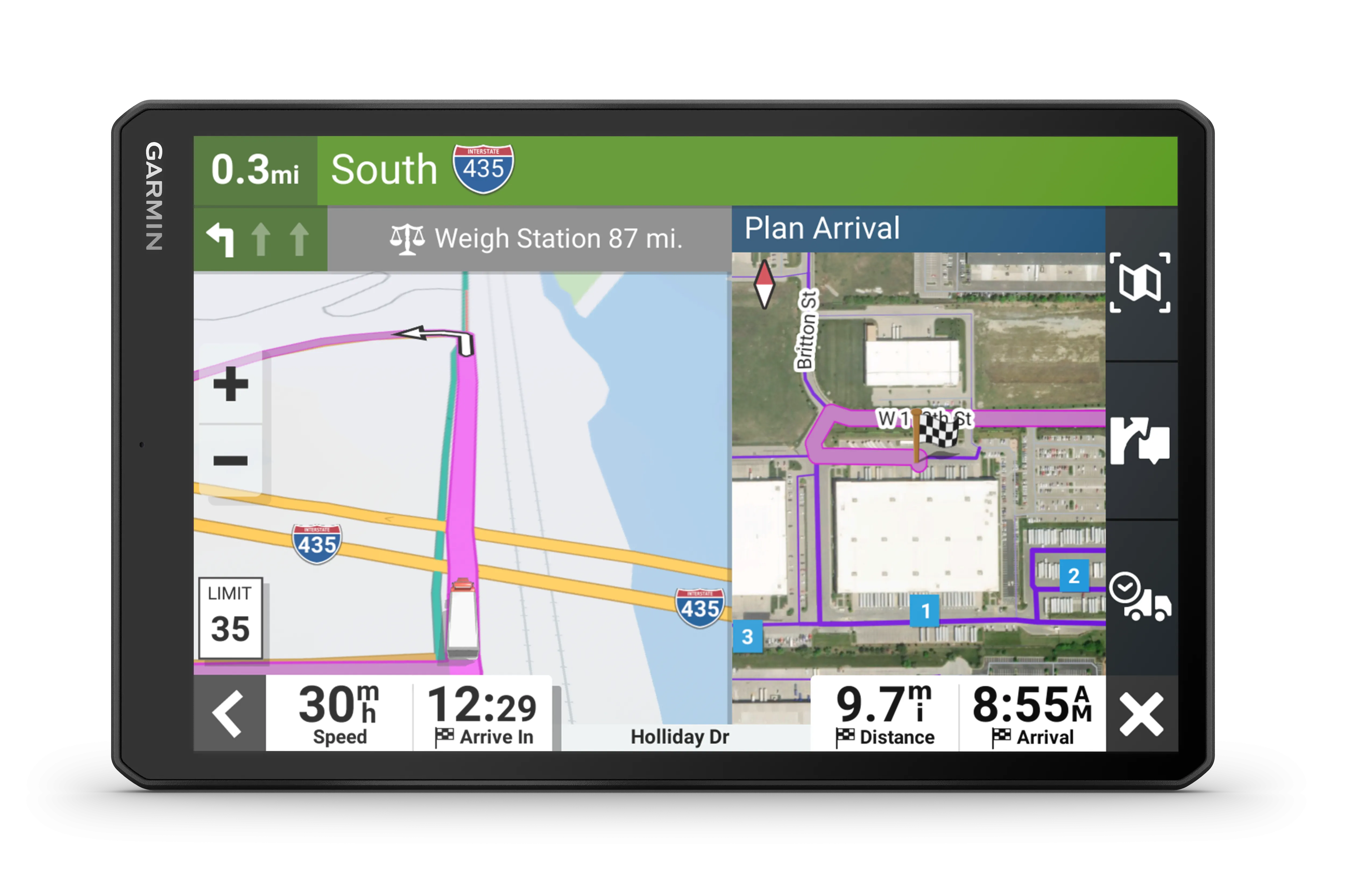 Garmin dezl OTR1010 Easy-to-Read 10" GPS Truck Navigator