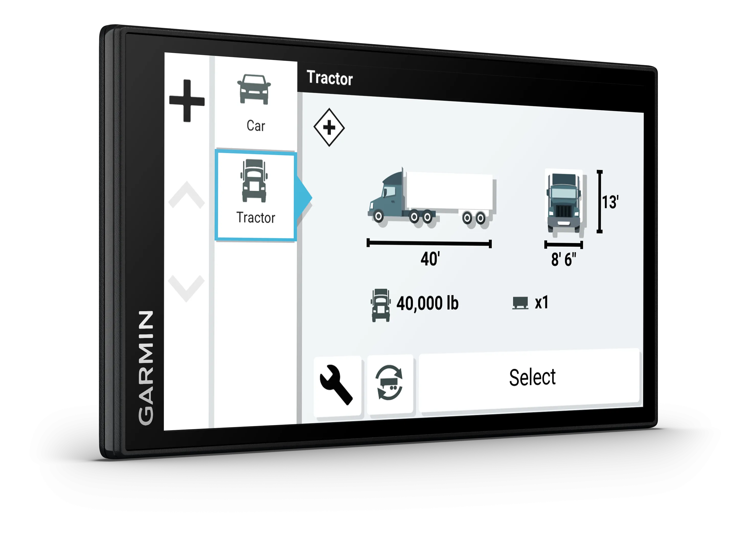 Garmin dezl OTR610 Easy-to-Read 6" GPS Truck Navigator 010-02738-00