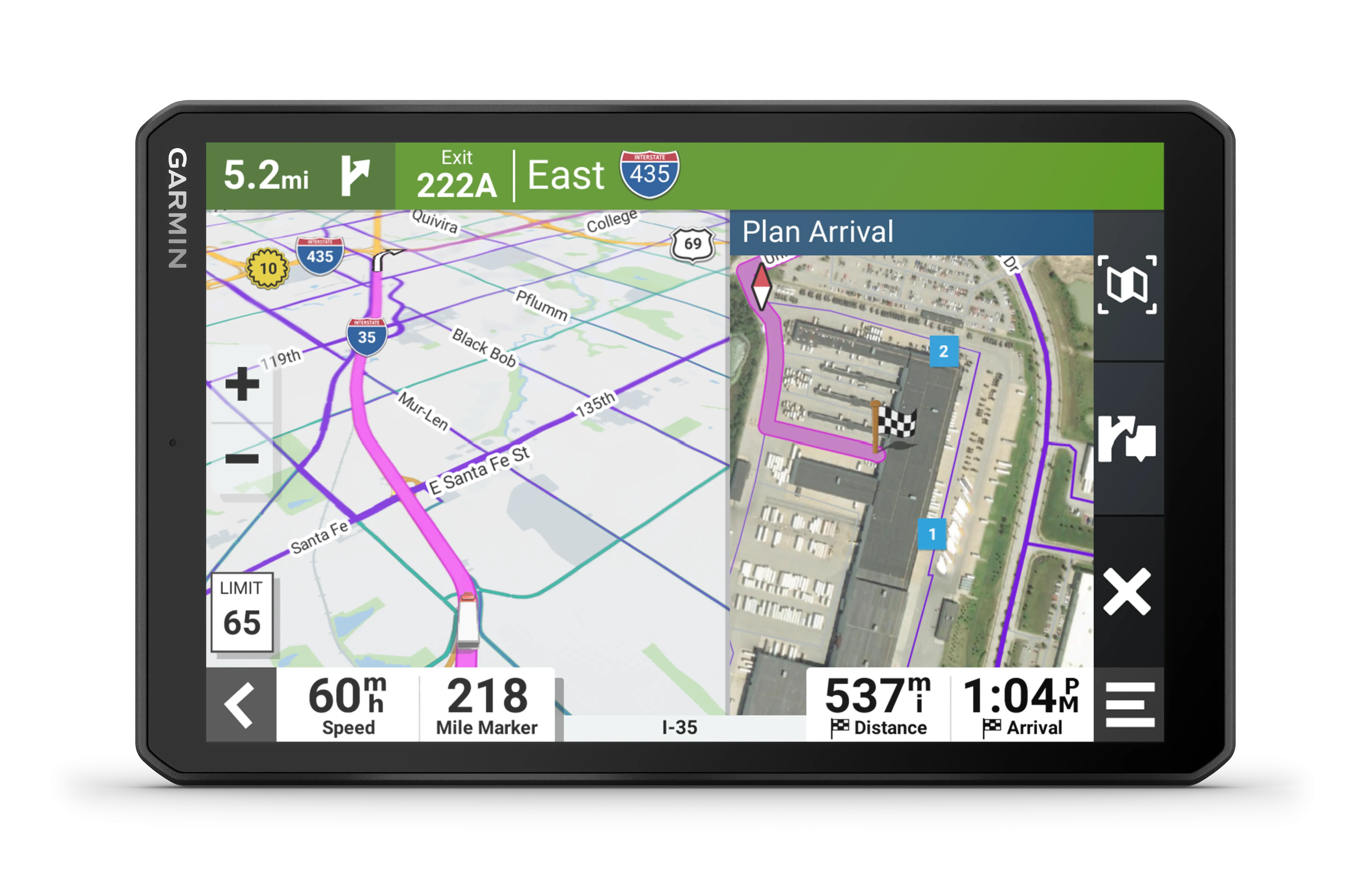 Garmin dezl OTR810 Easy-to-Read 8" GPS Truck Navigator 010-02740-00
