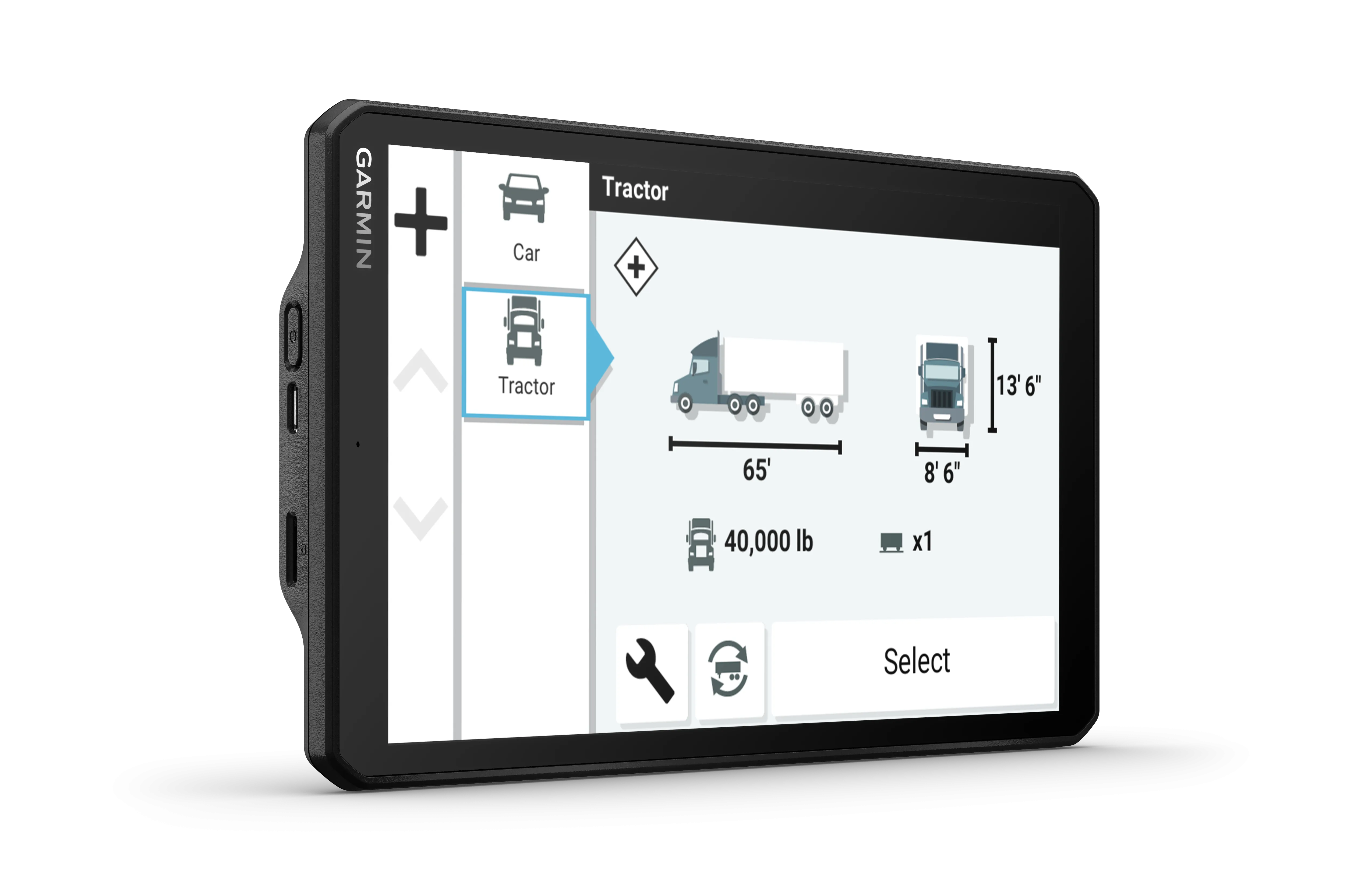 Garmin dezl OTR810 Easy-to-Read 8" GPS Truck Navigator 010-02740-00