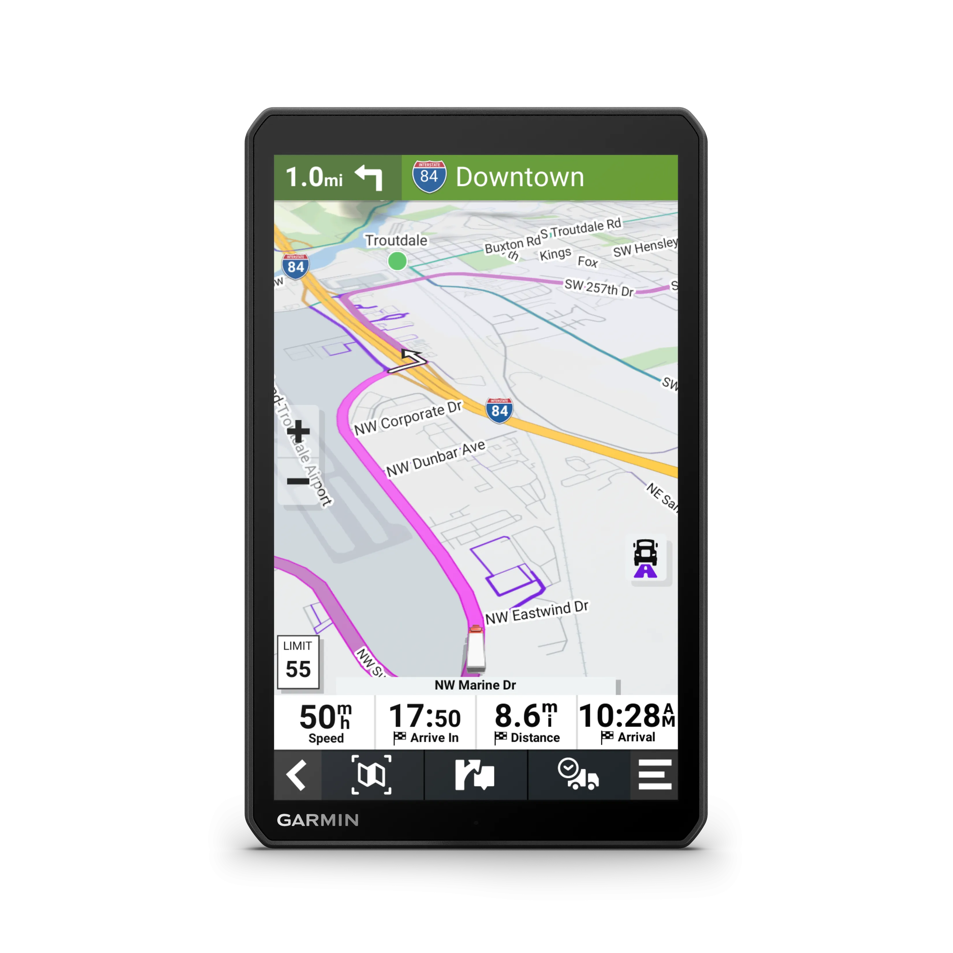 Garmin dezl OTR810 Easy-to-Read 8" GPS Truck Navigator 010-02740-00