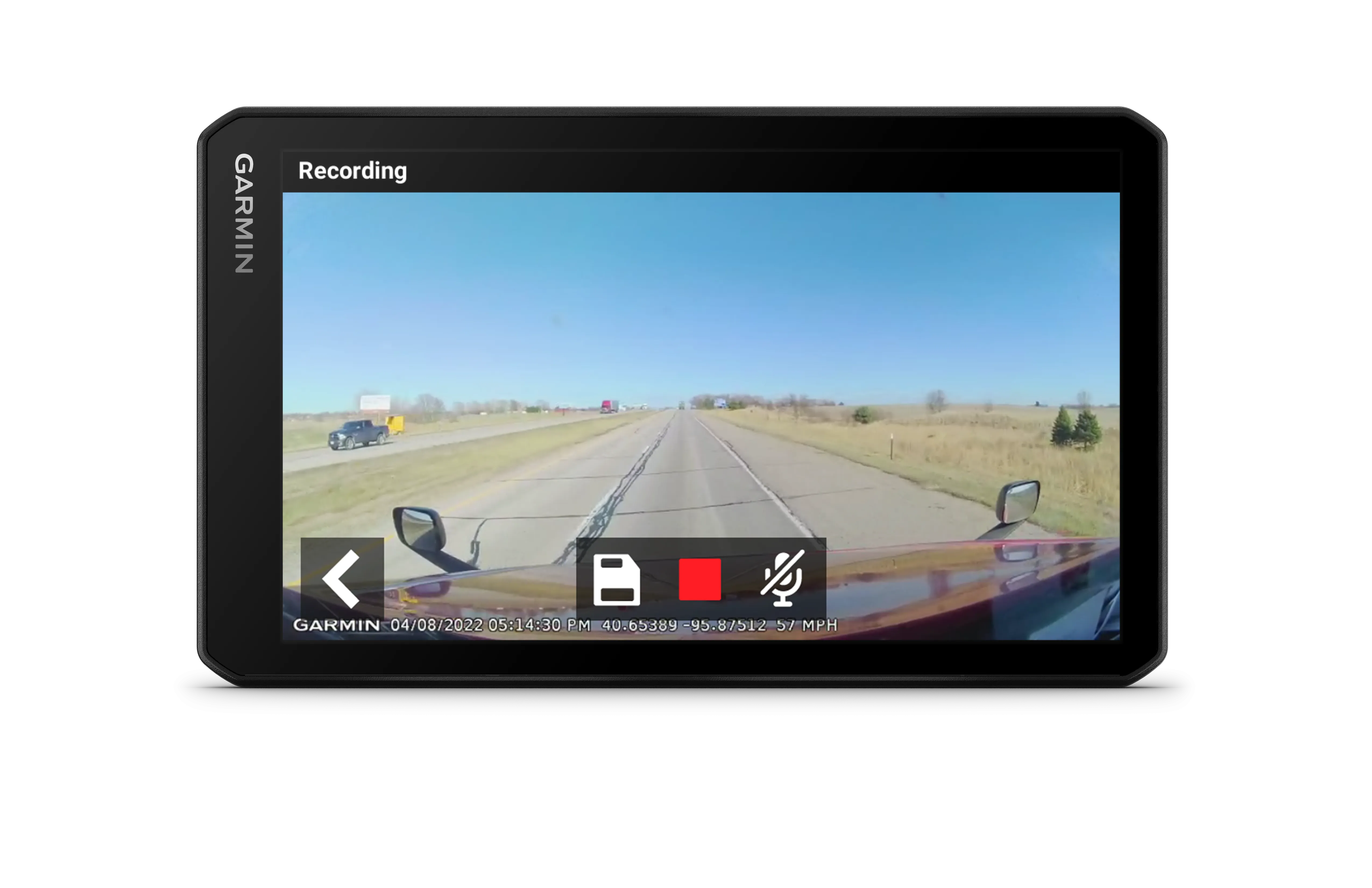 Garmin dezlCam OTR710 Trucking Navigator with Built-in DashCam, Automatic Incident Detection, Custom Truck Routing