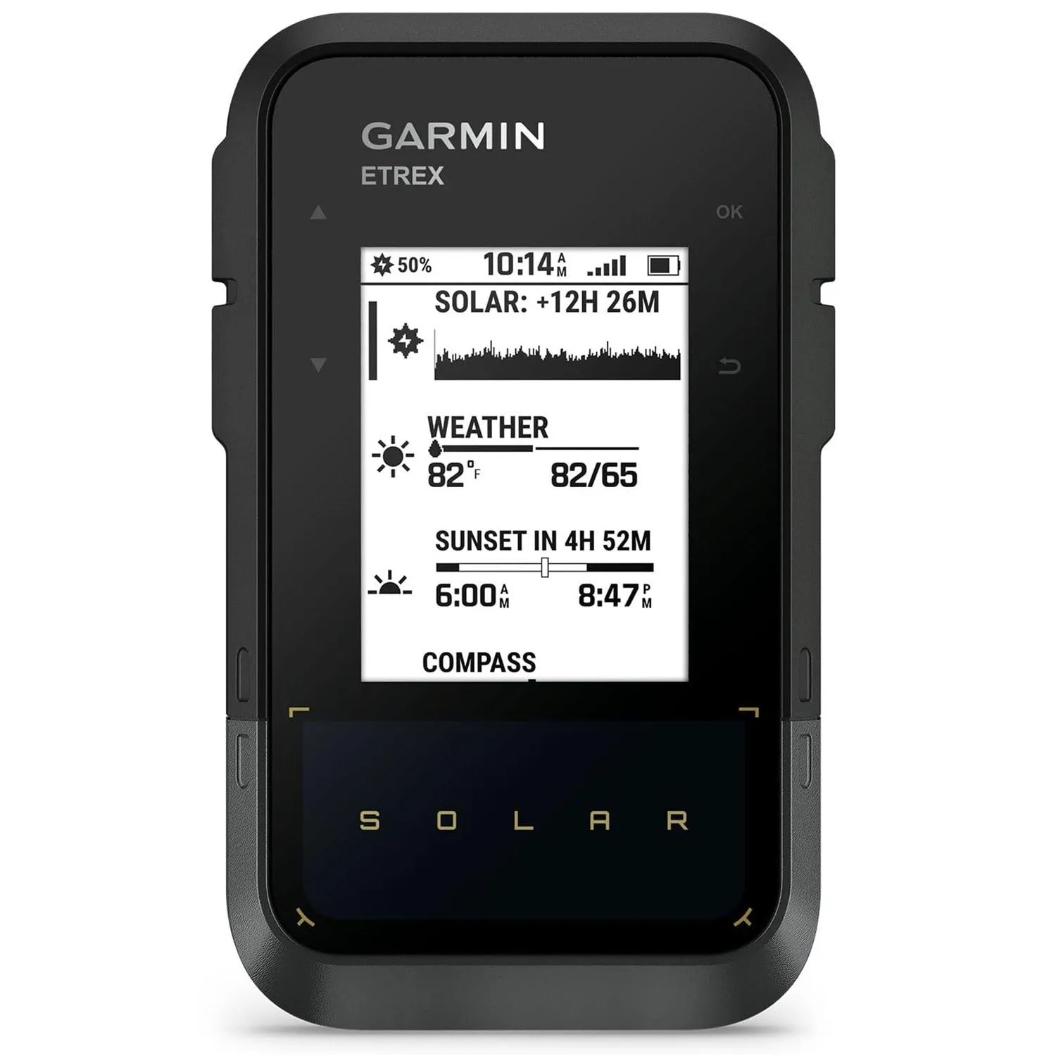 Garmin eTrex Solar Solar Powered GPS Handheld Navigator