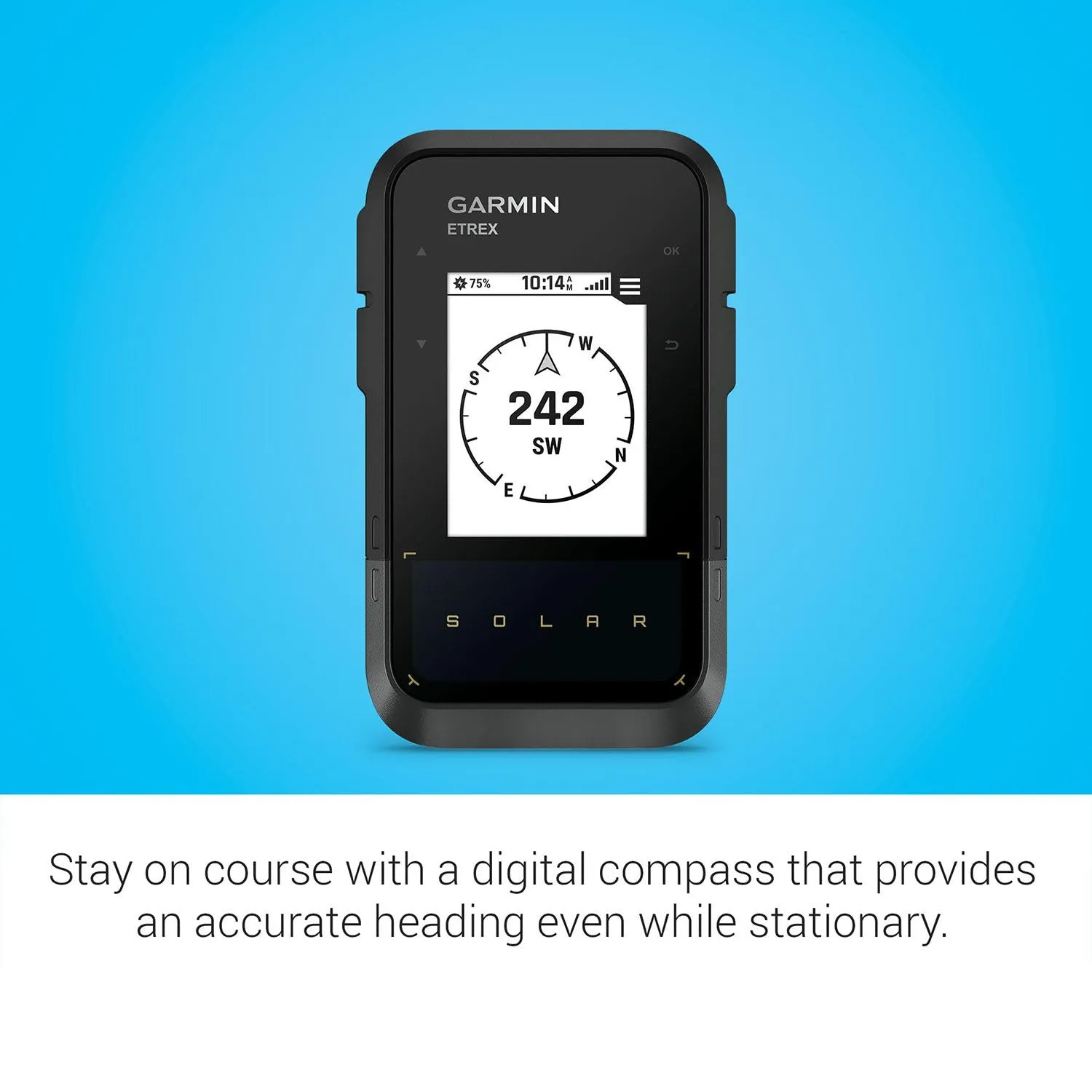 Garmin eTrex Solar Solar Powered GPS Handheld Navigator