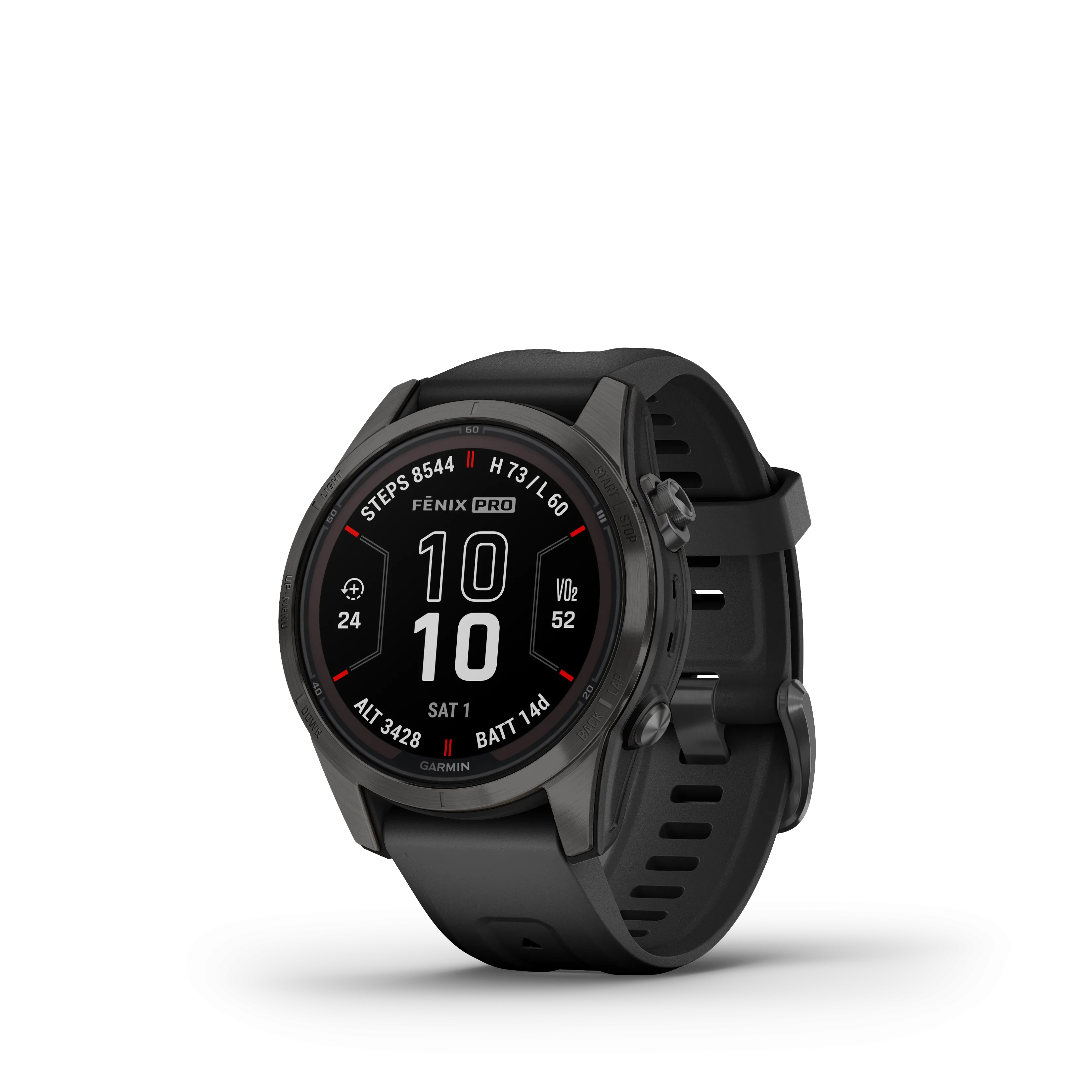 Garmin Fenix® 7s Pro Gps Smartwatch - Health Monitoring With Solar Charging, 42mm - Carbon Gray|Garmin Fenix® 7s Pro Montre Gps Intelligente - Suivi De La Sante Avec Chargement Solaire, 42 Mm - Gr